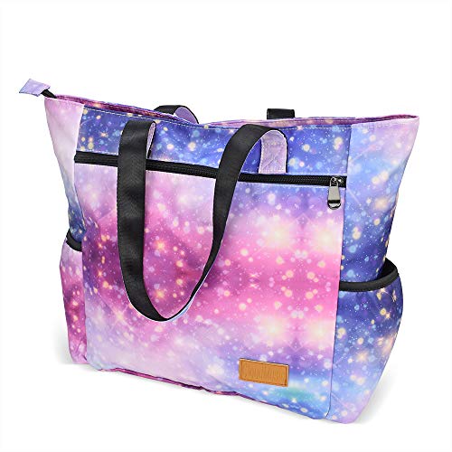 Image of CLOUDMUSIC Shoulder Tote Bag For Nurses Teachers Work Gym Travel Beach Women With Large Capacity Waterproof