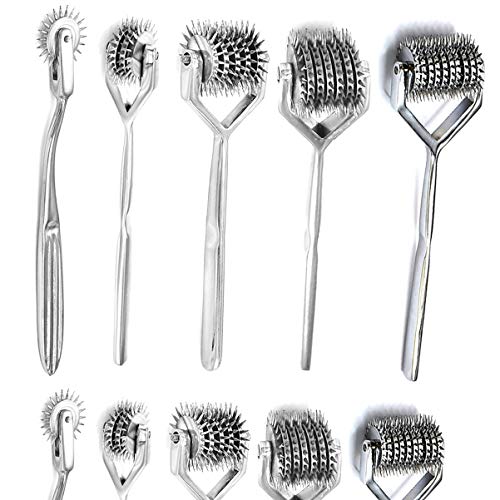 AAProTools Set of 5 PCS Diagnostic WARTENBERG Sensory Pinwheel PIN Wheel 1, 3, 5, 7, 10 Head