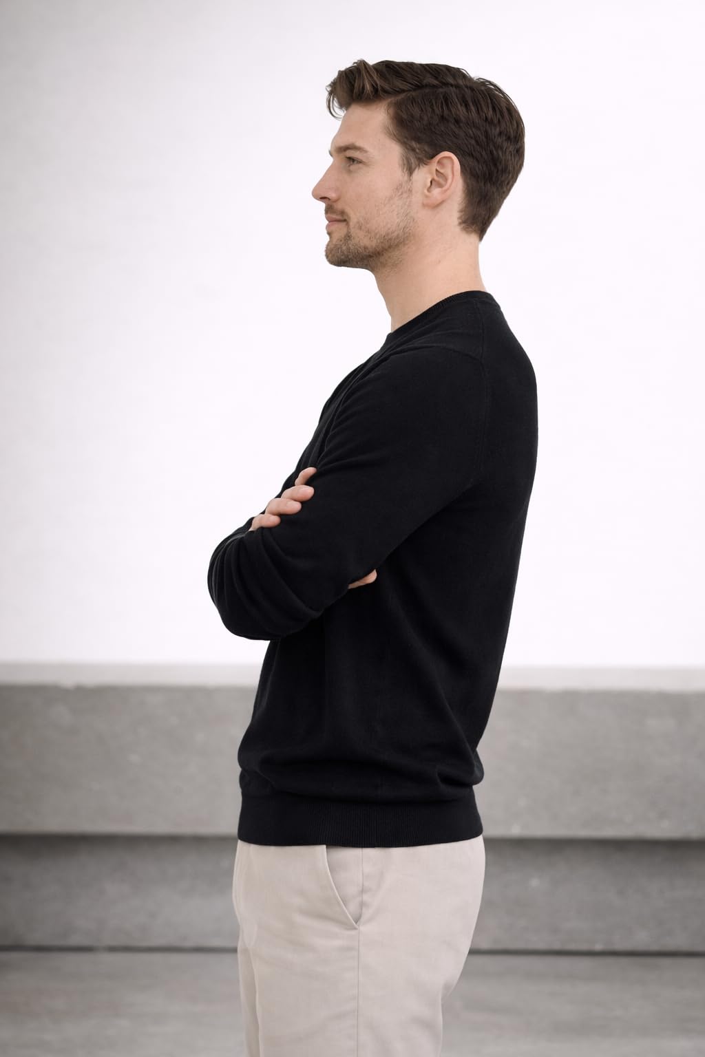Cashmeren Herren Classic Pullover-Sweaters (1er Pack)