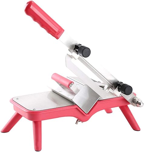 Manual Cordero Roll Slicer carne carne carne de res hogar cepilladora caliente olla pequeña congelación carne cortadora (rojo)