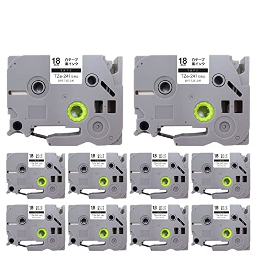 �u���U�[�p �s�[�^�b�` �݊� �e�[�v TZe-241 ���x���J�[�g���b�W 18mm (���e�[�v�^������) 10�Z�b�g �s�[�^�b�`�L���[�u�Ή�