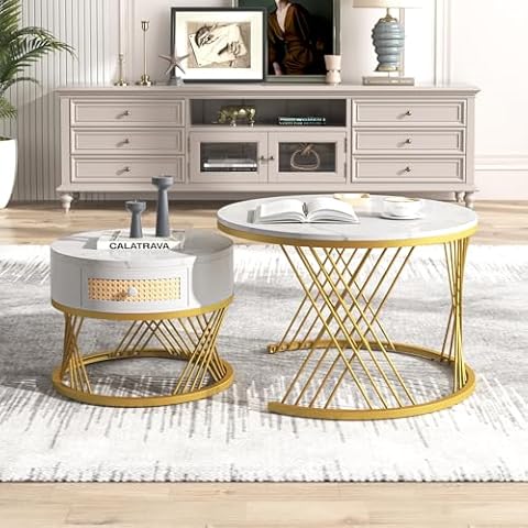 ModernLuxe 2-in-1 Coffee Table with Storage Cover