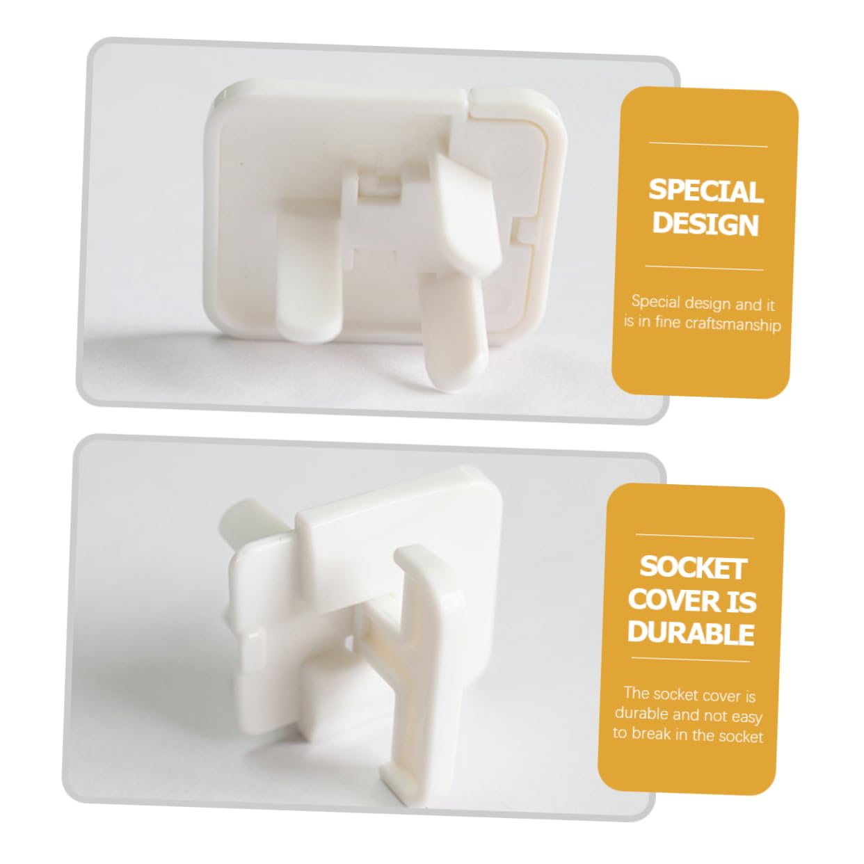 BESTonZON 100 Piezas Funda Protectora contra Descargas Eléctricas Tapas De Tapón USB Cubiertas De Salida Enchufes De Salida Abs A Prueba De Bebé Enchufe Electrico
