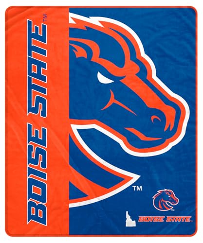 Proformance Home NCAA Boise State Broncos Endzone Ultra Soft Tailgate Throw