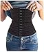 Gotoly Damen Taillenformer formend Stark Korsett Bauchweg Body Shaper atmungsaktiv Mieder Waist Training Cincher (Schwarz, Medium)