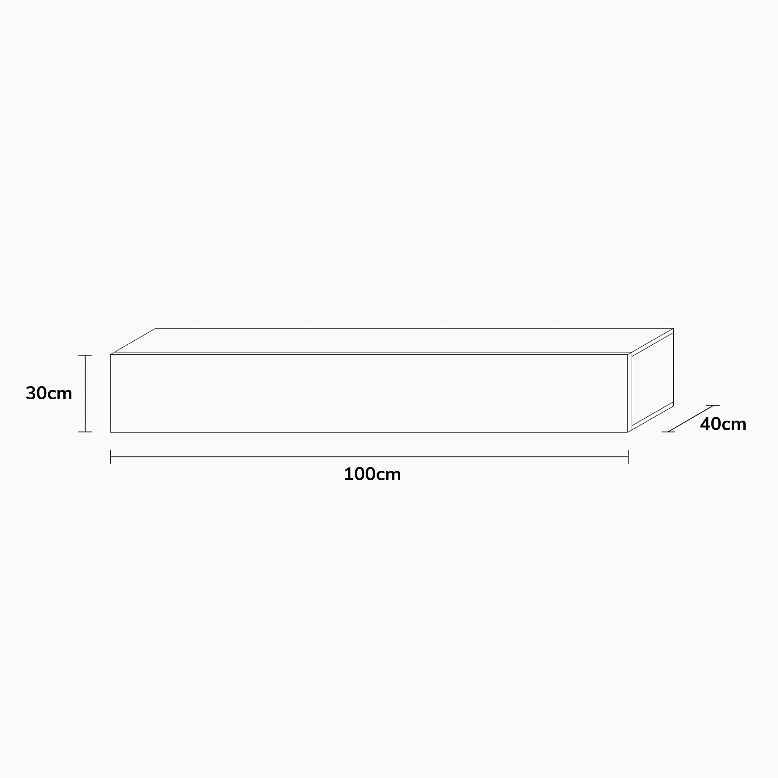 Wuun® TV-Lowboard Somero I 100cm bis 360cm I TV-Schrank & Hängeschrank für Wohnzimmer I Verschiedene Varianten