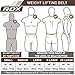 Authentic RDX Leather RDX Weight Lifting Nubuck Belt Back Support Strap Gym Power Training