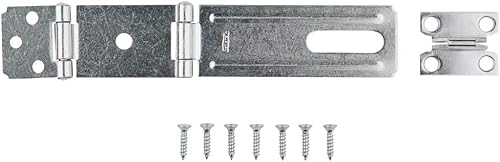 Miniatura 4 de National Hardware N103-291 V34 - Cerrojo de seguridad de doble bisagra en chapado en zinc, 4-12 pulgadas