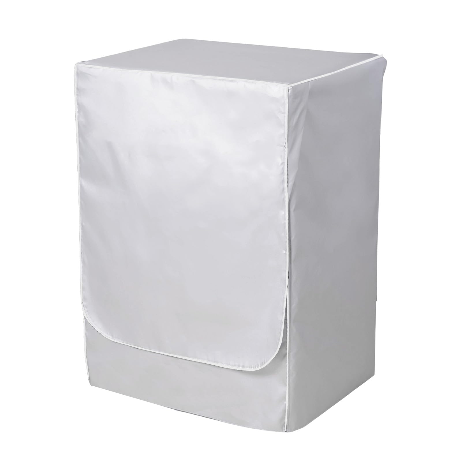 Washing Machine Cover - Waterproof and UV Resistant Outdoor Protective Cover for Washing Machine Dryer Front Load, with Velcro for Simple Daily Use, 60 x 50 x 85 cm