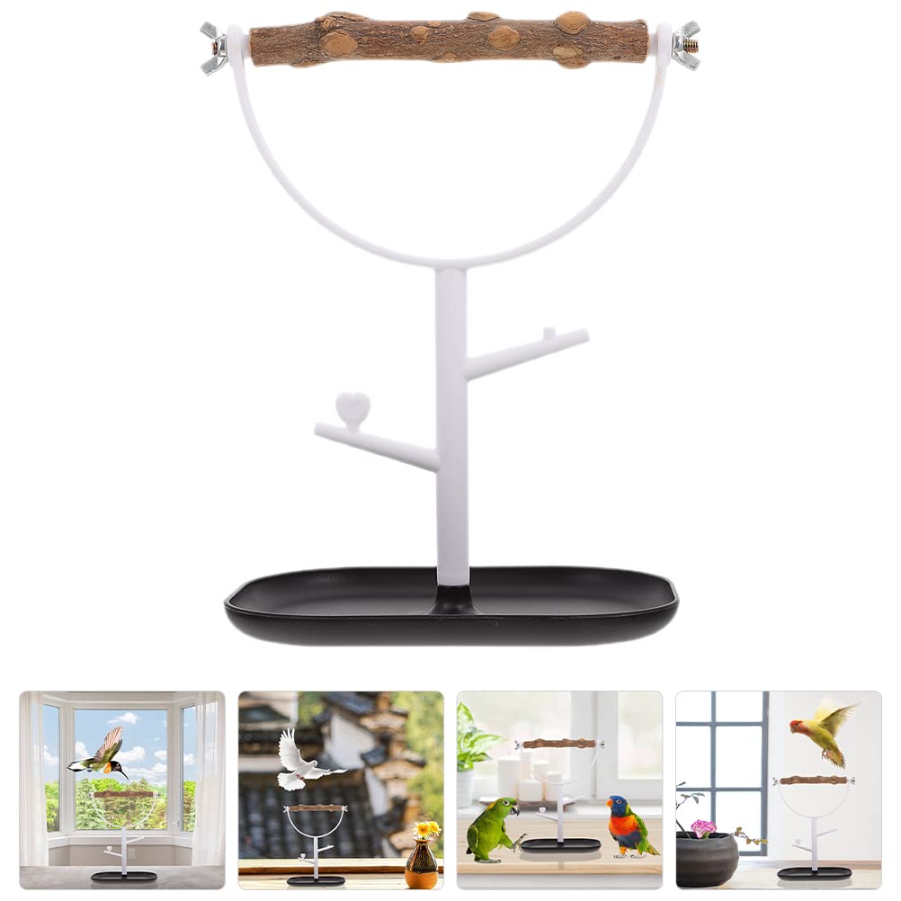 B3F7M4R9J2 Bird perch Wear-resistant Perch Stand Desktop Bird Parrot Cockatiel Parakeet