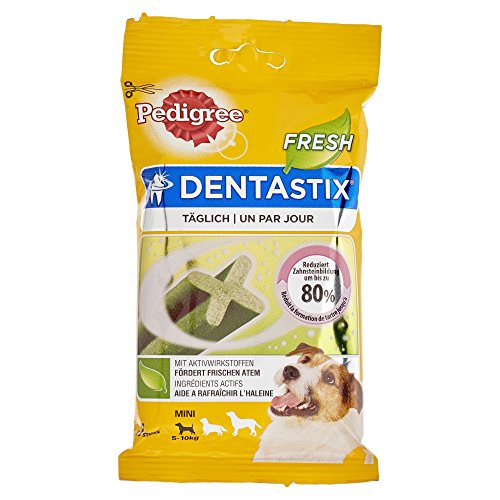 Produktbild von Pedigree Denta Stix Fresh für junge und kleine Hunde - 10 x 7 Stk.