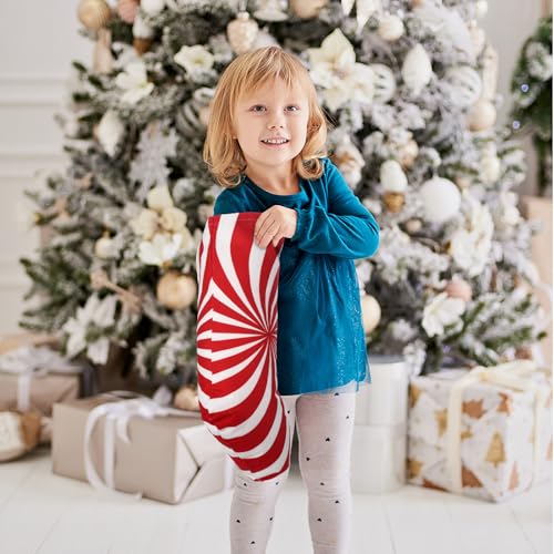 Simgoing 6 Pack Christmas Candy Cane Stocking for Decor 18 Inch Red and White Swirl Large Hanging Socks for Fireplace Christmas Tree Holiday Home Indoor Family Farmhouse Party Ornament Decorations