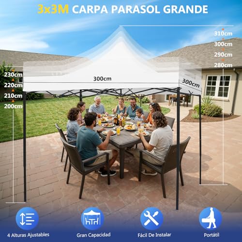 Lista de Toldo mainstays 3x6 los 5 mejores. 20 Imagen adicional