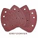 INSMA 40pcs 60-240 Grit Mouse Sanding Sheets for Black Decker Detail Palm Sander 60+80+120+240 Grit