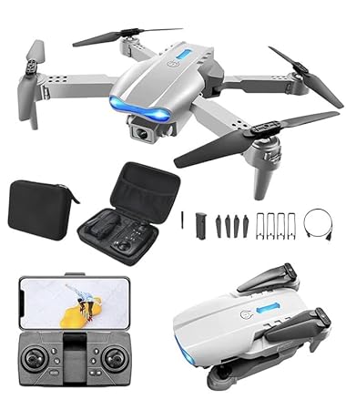 KIDSZILLA RC Foldable Drone With HD Dual Camera Wi-Fi Selfie Gesture App One Key Return Headless Mode Live Video Remote Control Toy Quadcopter for Kids & Adults-7