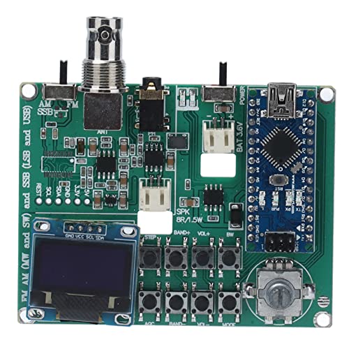 CUOFYUNL Módulo Receptor de Audio de Radio DIY SI4732 FM Am (MW y SW) SSB (LSB y USB) Placa Receptora de Audio