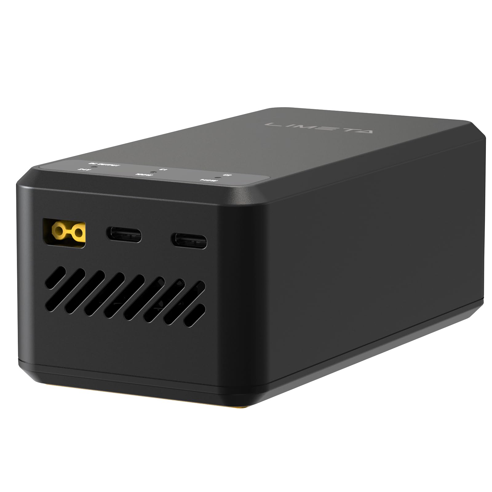 LIMETA MC200 3-in-1 Desktop Charging Station 24V Max 1* DC + 2 * 100W USB-C Output Multi-Port Fast Charging Output Efficient Heat Dissipation Integrated Multi-Protection