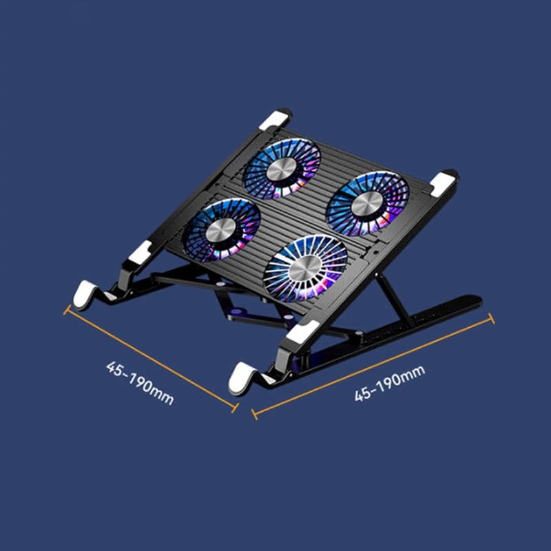 Portable Alloy Bracket Cooling Fan Laptop Computer Heat Sink