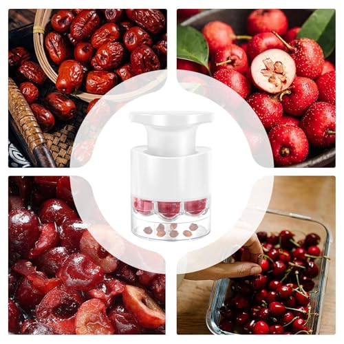 Outil de dénoyautage de cerises 7 trous à pression propre et simultanée - 5