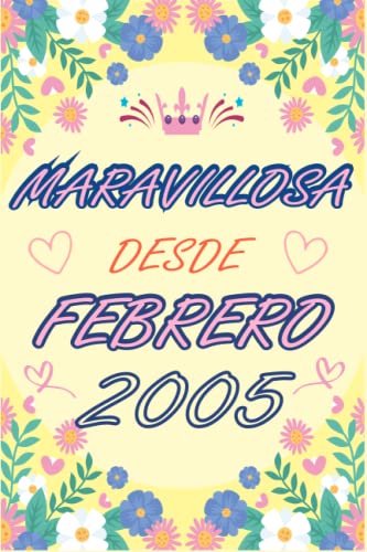 CUADERNO, MARAVILLOSA DESDE FEBRERO 2005: Regalo de 18 cumpleaños para mujeres y hombres, ideas de 18 cumpleaños... un cumpleaños... divertido, ... regalo de 18 cumpleaños para él/ella.