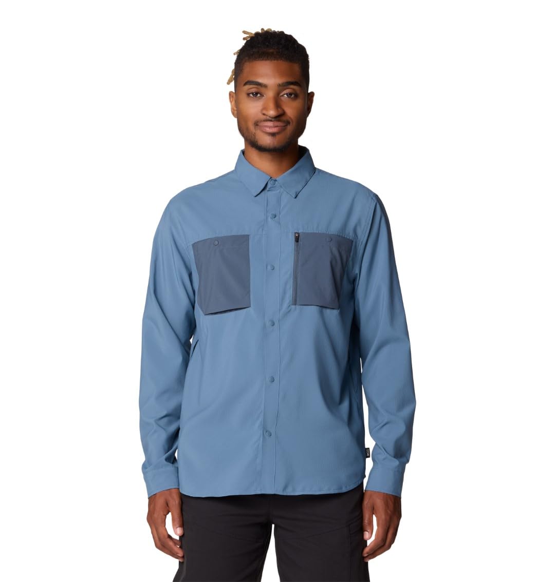 Chemise À Carreaux À Manches Longues Pour Hommes Bouton Simple