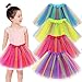 vamei 4pcs Tutu Bambina Tutu Gonne Balletto di Tulle Gonna Set Scintillante Gonna Tutu Bambina Principessa Tulle Sottoveste Ragazza per Balletto Danza