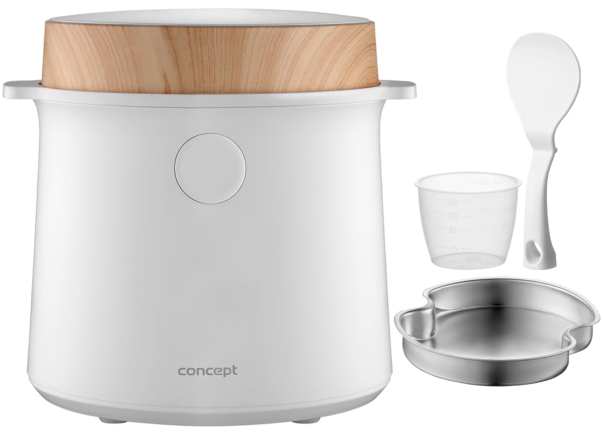 Concept RE3030 Reiskocher 1,5L Digital - 9 Programme Mit Holzdekor