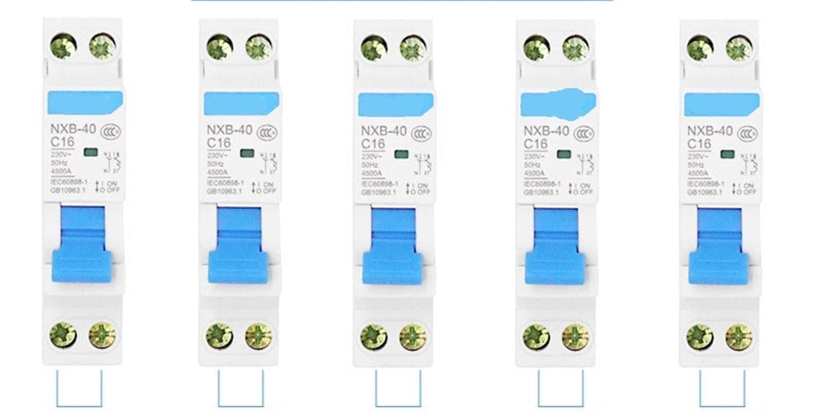 Interruttore magnetotermico 1P+N 6A/10A/16A/20A/25A/32A/40A DZ47 230V(20A)