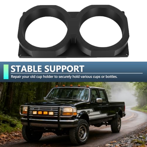 Portavasos doble para consola central Ford F250 F350 1992-1997 miniatura 3