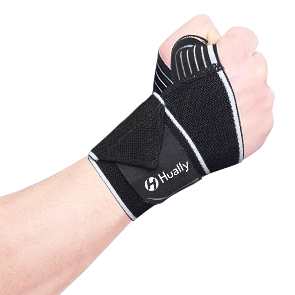Hually Wrist Support, Adjustable Wrist Brace for Men and Women, wrist