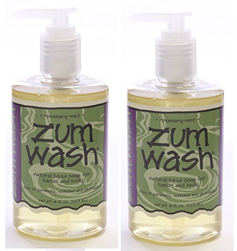 Indigo Wild: Zum Wash 8oz Rosemary Mint Hand Wash Set of 2