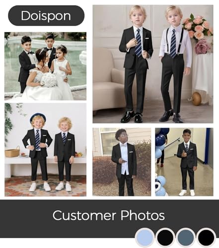 Save 33% on Boy's 5-Piece Tuxedo Suit Set - Image 8