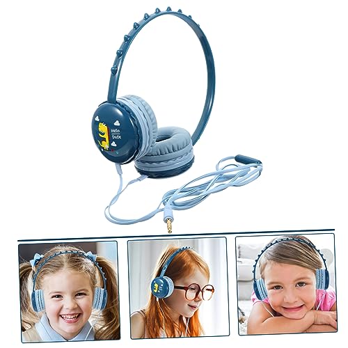 Veemoon Wearing a Wired Headset Wire Headphones Earphones Headphone for Child Headphones Over Ear Headphones Headphones Earphones for Girl Cartoon Abs