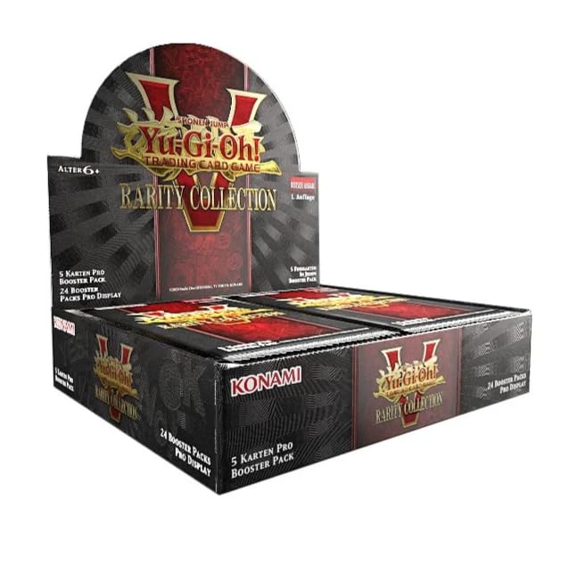 Yugioh! Rarity Collection V 5 - (24 Booster) Display Box - DEUTSCH NEU & OVP 1.Auflage und BB-Toy-Trades Toploader