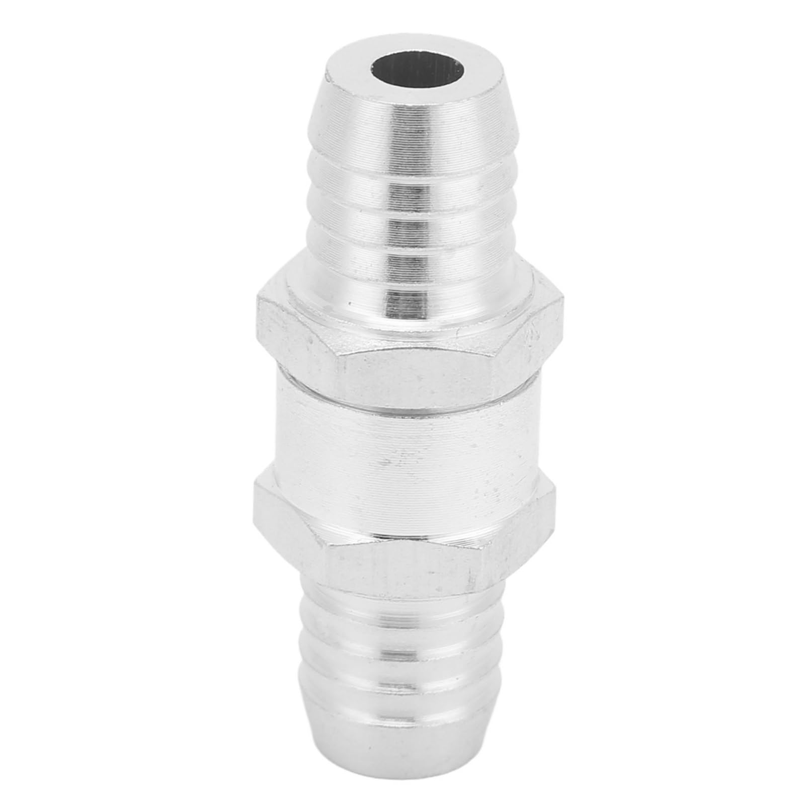 Automotive Solenoid Valve Aluminum Alloy Check Valve Non Return One Way for Fuel Gasoline Oil Petrol Diesel Water Fuel Shut Off Solenoid(16mm)