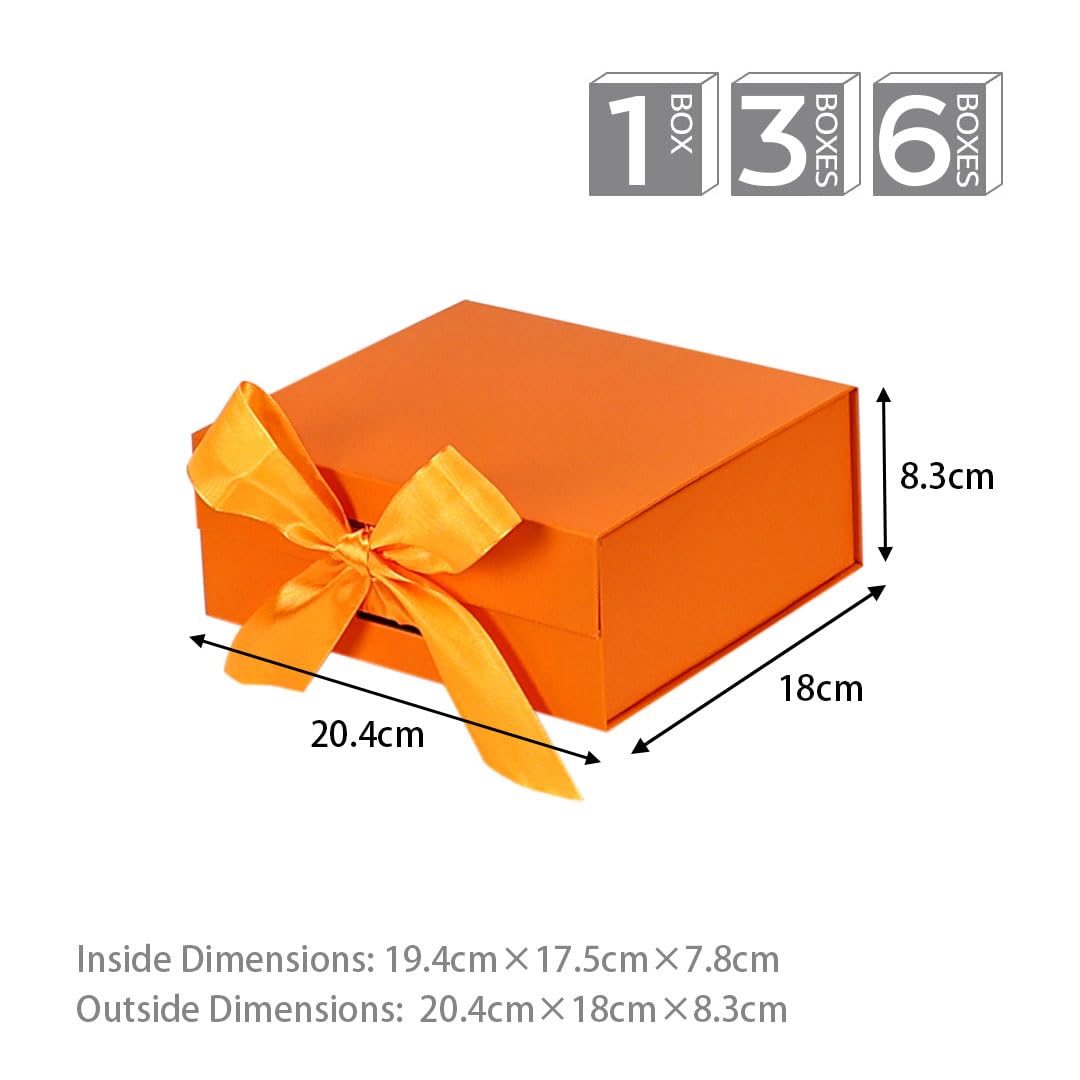 Boîte Cadeau Rectangulaire Avec Couvercle, Nœud Et Carte De Vœux, 25 X 18 X 8,8 Cm, Pliable, Pour Anniversaire, Fête, Mariage, Noël (blanc