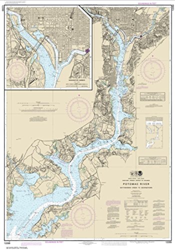 NOAA Chart 12289-Potomac River Mattawoman Creek to Georgetown; Washington Harbor - Water-Resistant - by East View Geospatial
