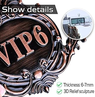 MORIDA Personalized Cast Address Sign House Number Home Address Plaque 12 Inch, Custom Steet House Number Sign, Metal or Acrylic Antique Brass for Outside Vintage