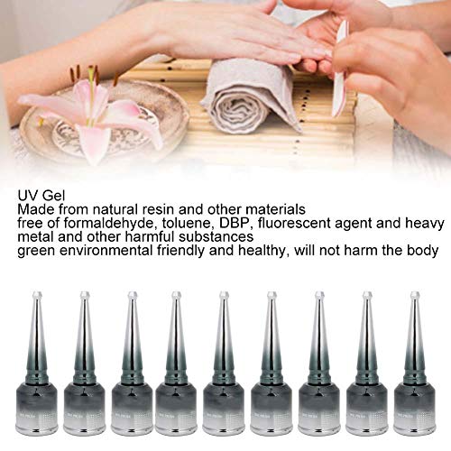 9pcs 15ml Nagellack Nail Art Gel DIY UV Gel Herbst Winter Nagellack Nagel Gel UV Gel Nagellack Langlebig DIY Nail Art UV… – Bild 7