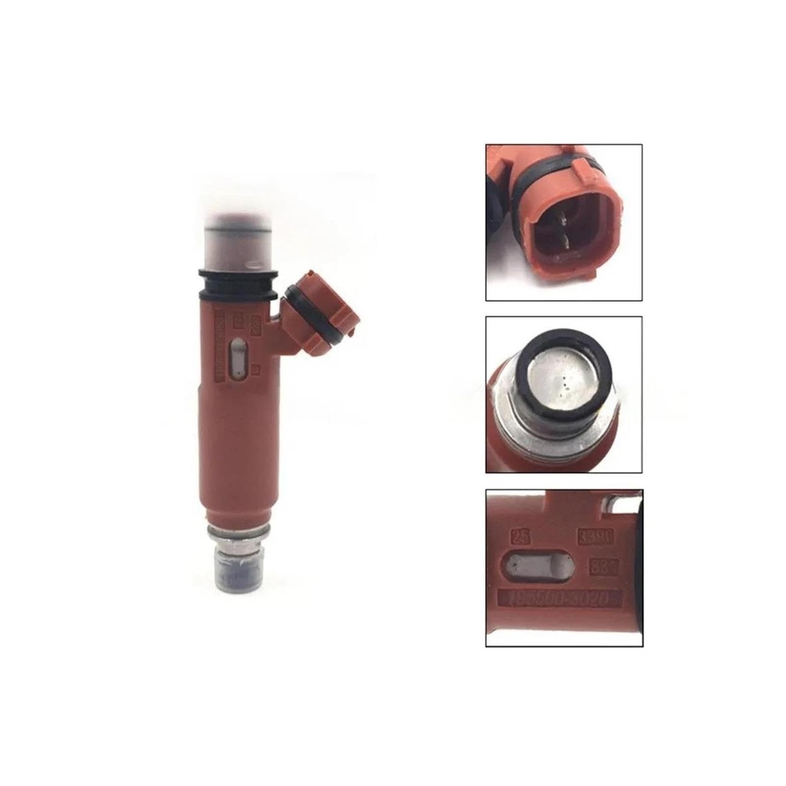 Inyector Combustible 4 Piezas 195500-3020 B31R-13-250, Compatible Con Mazda