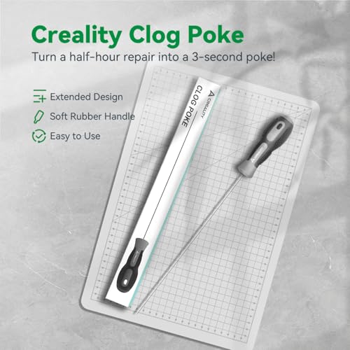 Image of Creality Clog Poke, 3D Printer Nozzle Cleaning Kit