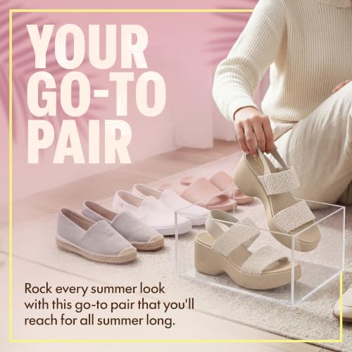 Image of Skechers Women's Cali Day | Luxe Foam Cushioned Footbed, Stretchy Knit Upper, Slingback Strap, Wedge Platform, Vegan