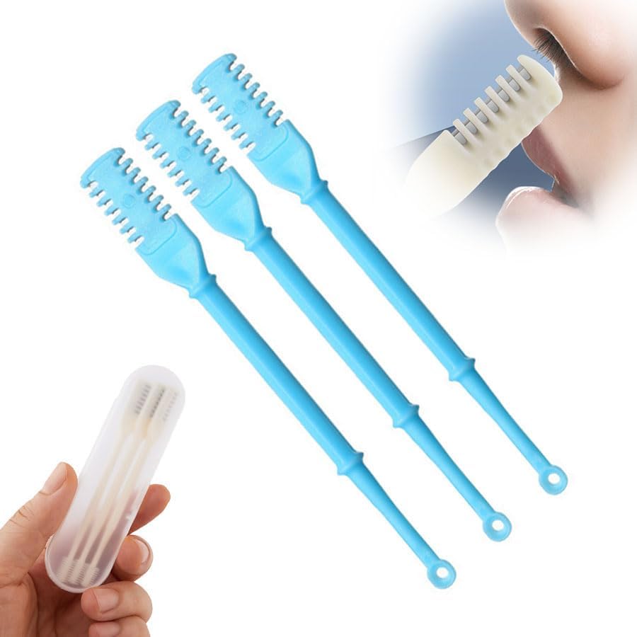 Cortador de pelo nasal, cuchillo de nariz de doble cara mejorado 2024, herramienta portátil de eliminación de vello de nariz, recortadora manual de