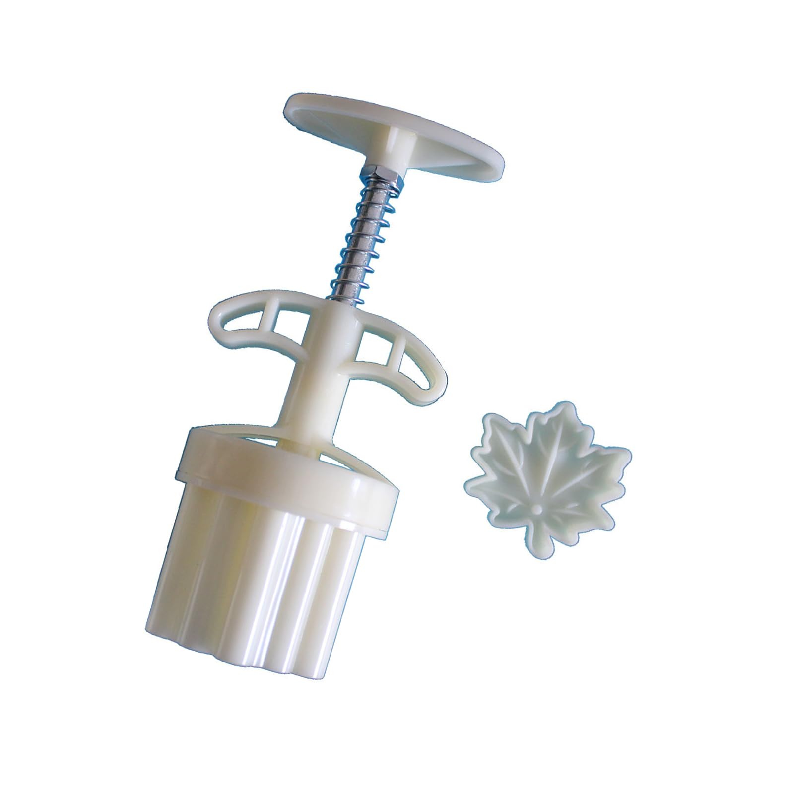 Nucelit Festival Moons Cakes Stamps Baking Molds 50g Elegant Maples Design Suitable for Pastries Chocolates More Moons Cakes Maker Molds