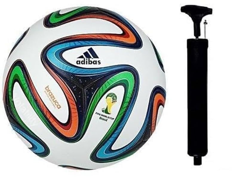 CRAZX Brazuka Football for All Ages Suited for The Grass Fields | PU | Suitable for Grass |Practice Ball | Soccer Ball | f... - Review, Price and Buying Guide