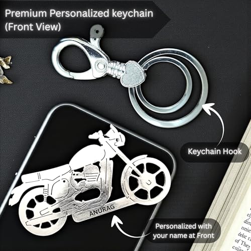 Image of Stainless Steel For jawa keychain | customized keychain with name | Made for Jawa 42, Jawa 42 bobber and Perak | best gift for boyfriend best friend boys & best gift for husband