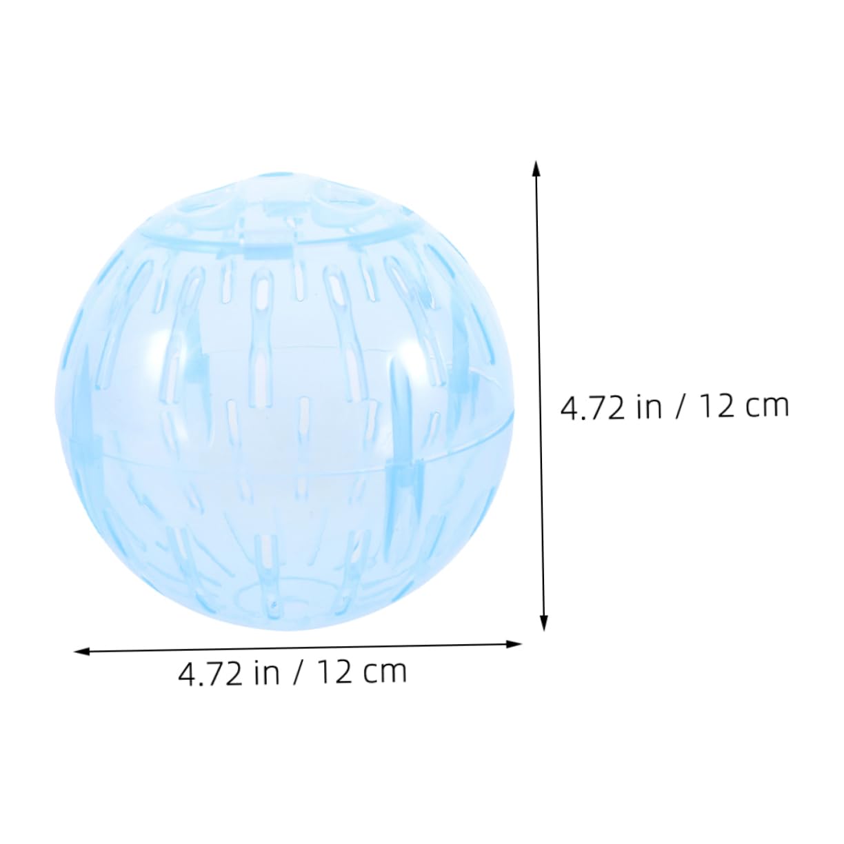 INOOMP 5stücke Funny Hamster Transparente Laufkugel Mit Belüftungsöffnungen Für Kleintiere Sicheres Und Langlebiges Spielzeug Für Hamster Chinchillas Und Ratten Fördert Gesunde