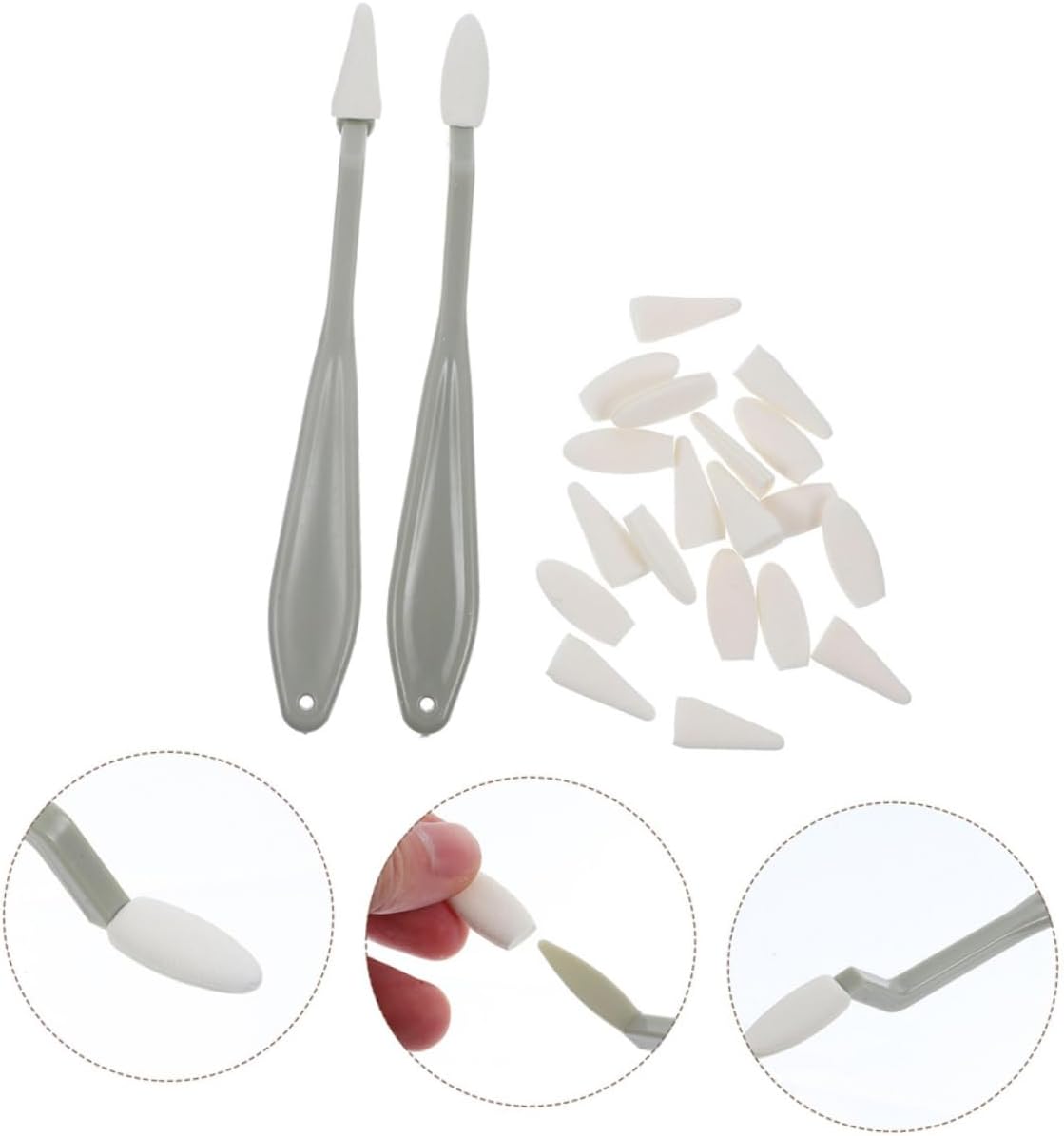 LALAFINA 10sets Sponge for Painting Kneaded Eraser Sketch Drawing Tools Blenders Sketch Wiper Pens Artist Sketching Tools