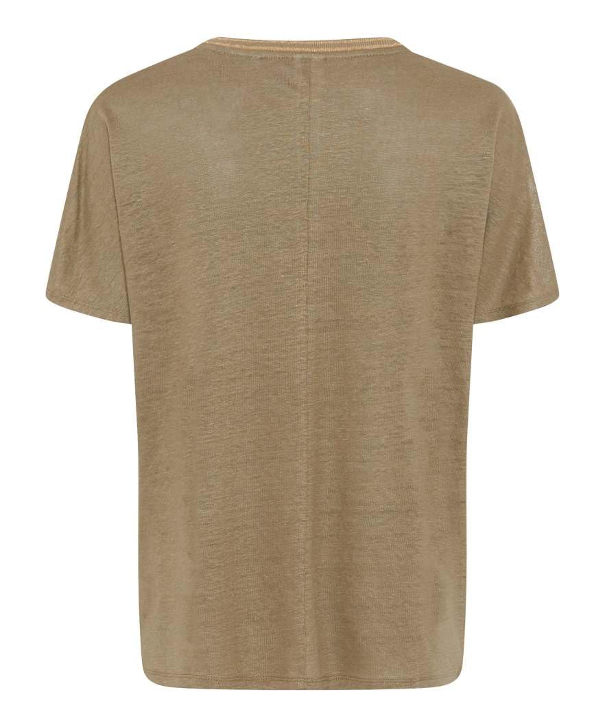 BRAX Damen Style.caelen Linen Solid T-Shirt