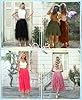 THHGPO Tulle Skirts for Women A Line Fairy Tiered ... #3